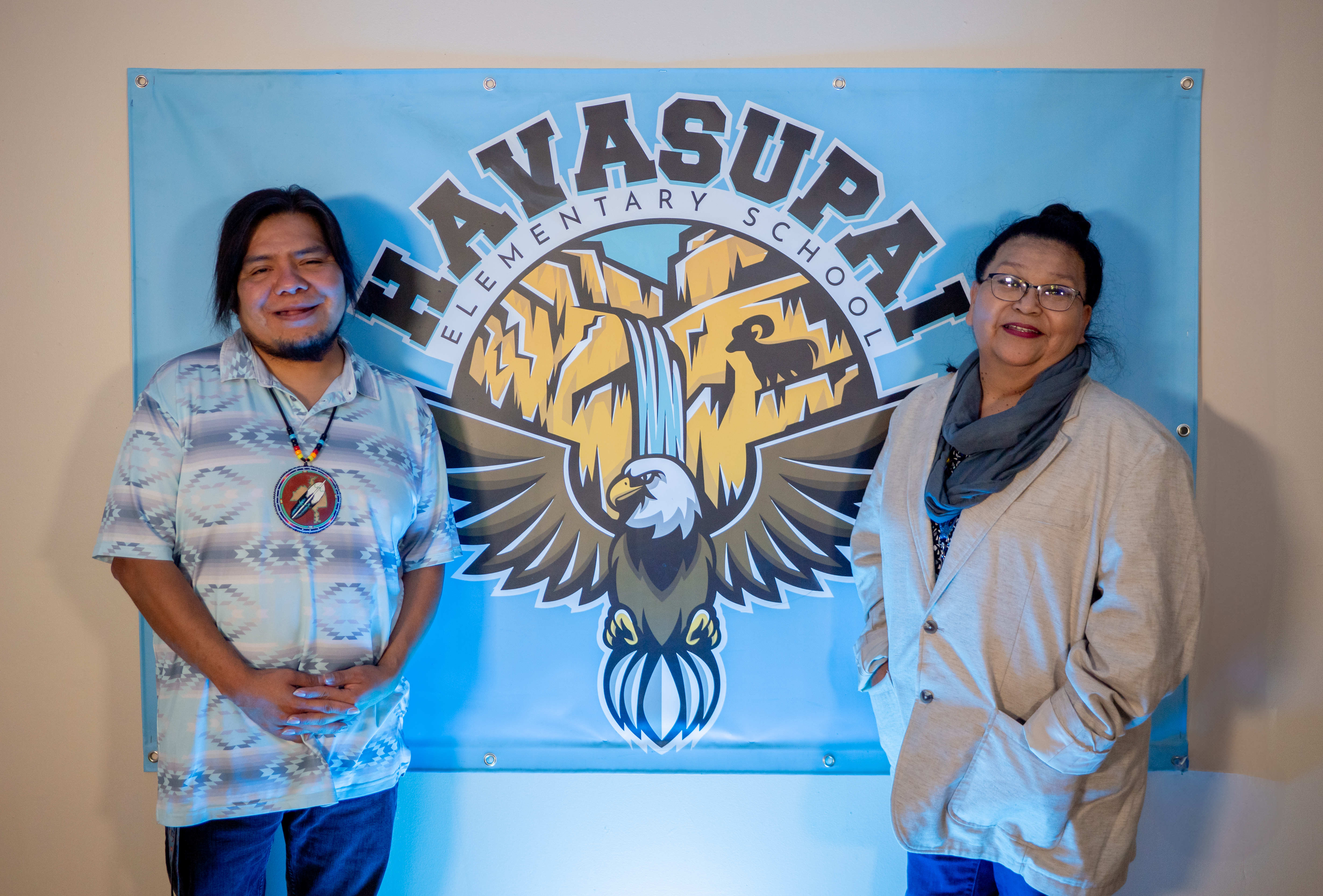 SB President Kaska and member Mr. Manakaja