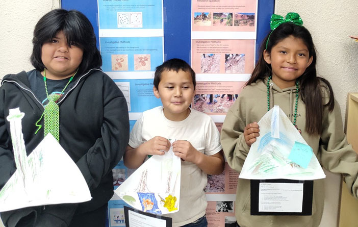 Students Present Science Fair Projects on Erosion and Cloud Formation